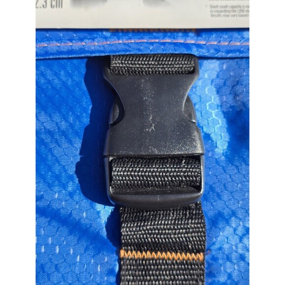 Mead Five Star 2" Zipper Binder Blue Gray 580 Sheet Capacity Built Strong NOS - Picture 4 of 13